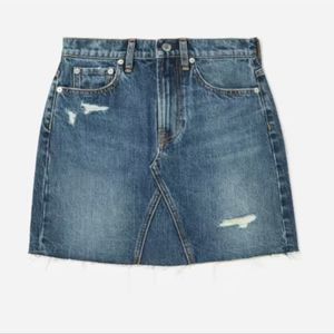 The Reconstructed Denim Skirt